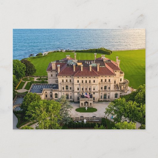 Newport RI Breakers Mansion Rhode Island Postkarte (Vorderseite)