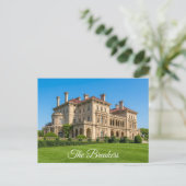Newport RI Breakers Mansion Rhode Island Postkarte (Stehend Vorderseite)