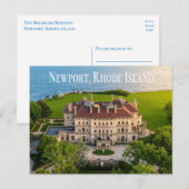 Newport RI Breakers Mansion Rhode Island Postkarte (Vorne/Hinten)