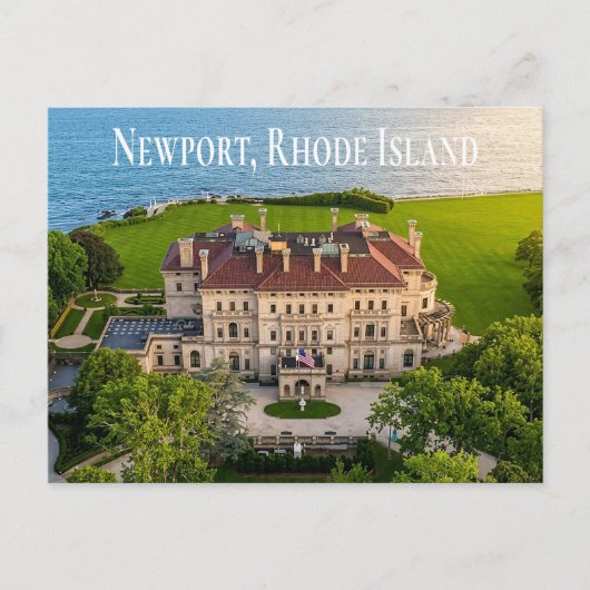 Newport RI Breakers Mansion Rhode Island Postkarte (Vorderseite)
