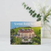 Newport RI Breakers Mansion Rhode Island Postkarte (Stehend Vorderseite)