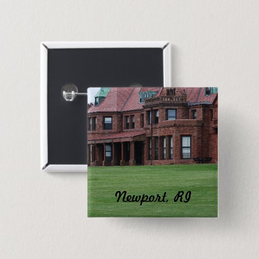 Newport, RI Button (Vorne & Hinten)