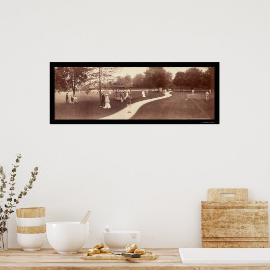 Newport, RI Casino Foto 1902 Poster (Küche)