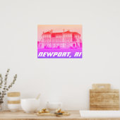 Newport, RI Cliff Walk Mansion - Gilded Age Poster (Küche)