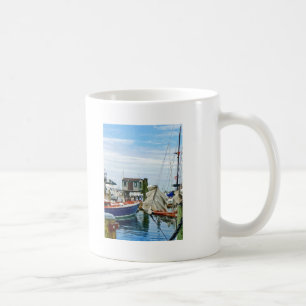 Newport RI - Gefaltete Segel Kaffeetasse