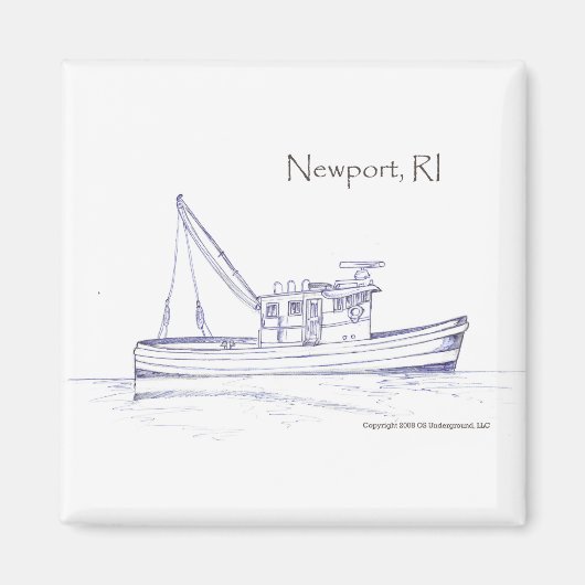 Newport RI Magnet (Vorne)