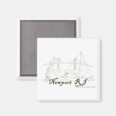 Newport RI Magnet (Vorderseite/Rückseite)