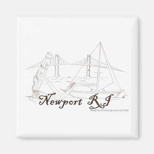 Newport RI Magnet (Vorne)