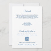 Newport RI Map All-in-One QR Code UAWG Wedding Einladung (Rückseite)