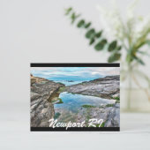 Newport RI Postkarte (Stehend Vorderseite)