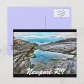 Newport RI Postkarte (Vorne/Hinten)