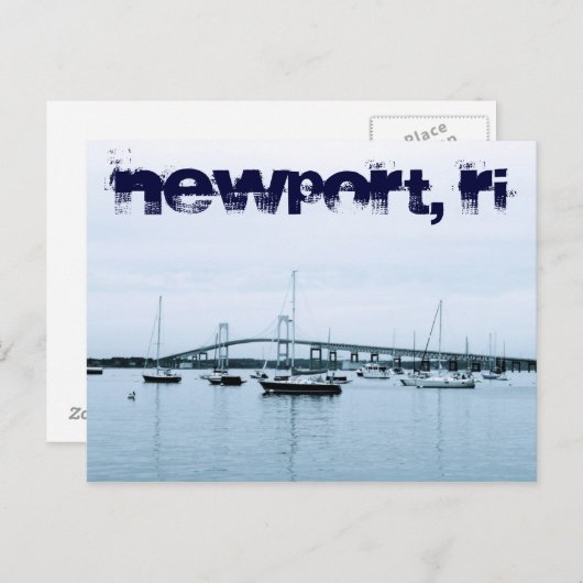 Newport RI Postkarte (Vorne/Hinten)