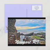 Newport RI Postkarte (Vorne/Hinten)