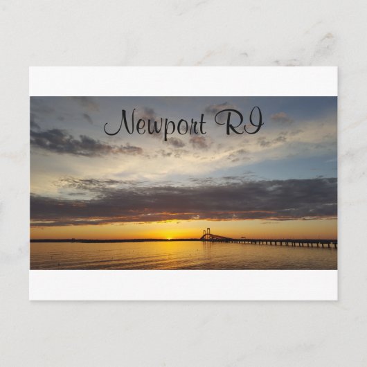 Newport RI Postkarte (Vorderseite)