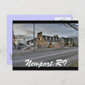 Newport RI Postkarte (Vorne/Hinten)