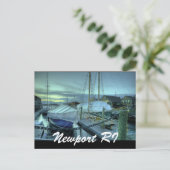 Newport RI Postkarte (Stehend Vorderseite)