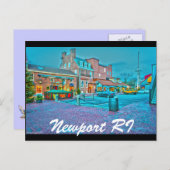 Newport RI Postkarte (Vorne/Hinten)