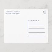 Newport RI Rhode Island Castle Hill Lighthouse USA Postkarte (Rückseite)