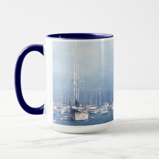 Newport-Strand-Hafen-Tasse Tasse (Links)
