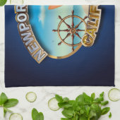 Newport-Strand, Kalifornien Küchentuch (Gefaltet)