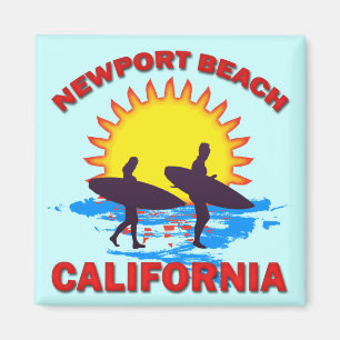 NEWPORT-STRAND KALIFORNIEN MAGNET