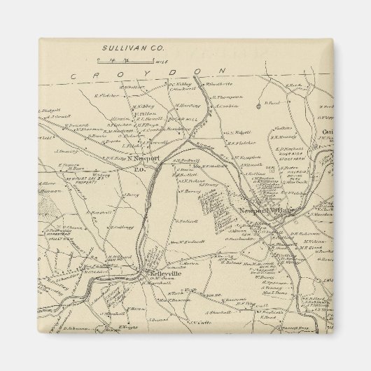 Newport, Sullivan Co Magnet (Vorne)