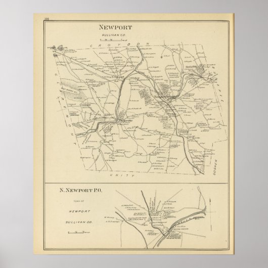 Newport, Sullivan Co Poster (Vorne)