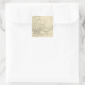 Newport, Sullivan Co Quadratischer Aufkleber (Tasche)