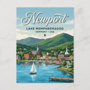Newport, Vermont Postkarte