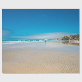 Newquay an der nördlichen Küste von Cornwall. Engl Geschenkpapier