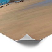 Newquay Bay im Sommer Poster (Ecke)
