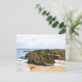 Newquay Beach , Vereinigtes Königreich Postkarte (Stehend Vorderseite)