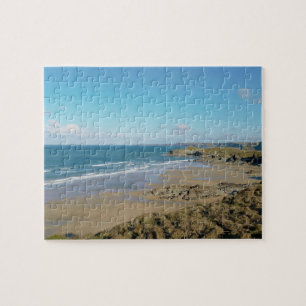 Newquay Bucht setzt Cornwall England auf den Puzzle