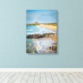 Newquay Fistral Beach bei Sunset Leinwanddruck (Insitu (Holzboden))