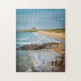 Newquay Fistral Beach bei Sunset Puzzle