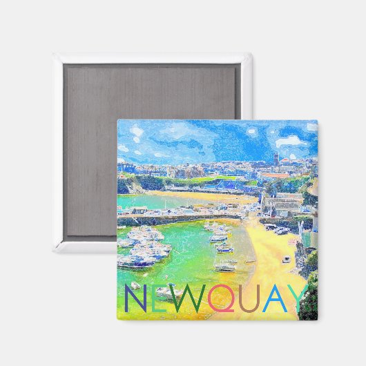 Newquay Magnet (Vorderseite/Rückseite)