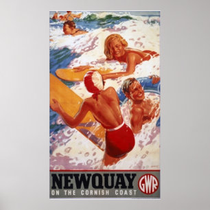 newquay Reiseplakat VON 8,99 Poster