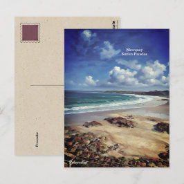 Newquay Surf Beach Cornwall Personal Postkarte