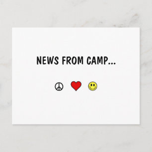 News aus Camp ... Postkarte