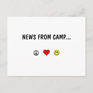 News aus Camp ... Postkarte