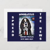 NEWS HOUND POSTKARTE (Vorne/Hinten)