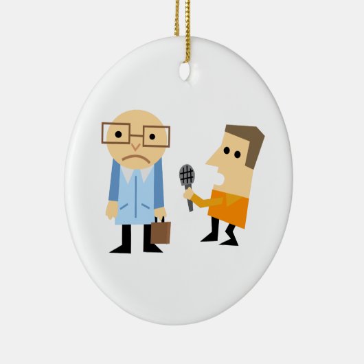 News-Interview Keramik Ornament (Rechts)