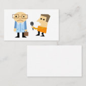 News-Interview Visitenkarte (Vorne/Hinten)