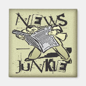 News Junkie Magnet (Vorne)