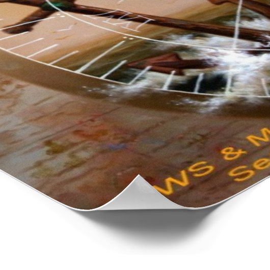 NEWS & Map Captain/Anker oder Sea Captain Poster (Ecke)