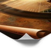 NEWS & Map Captain(Sea Captain) Poster (Ecke)