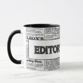 News-Papier für Redaktion Tasse (Links)