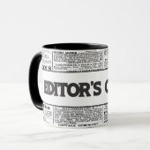 News-Papier für Redaktion Tasse (Vorderseite Links)