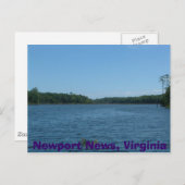 News, Virginia Postkarte (Vorne/Hinten)