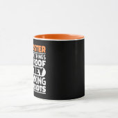 Newscaster ich versuche Dinge zu Lustigen Sprüchen Tasse (Zentrum)